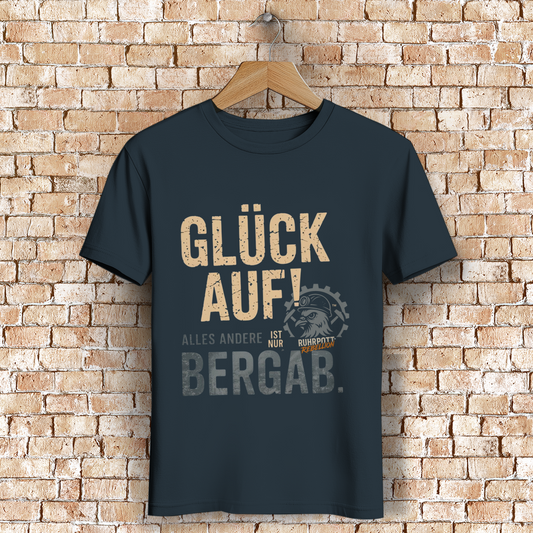 Herren Bio T-Shirt – Glück Auf