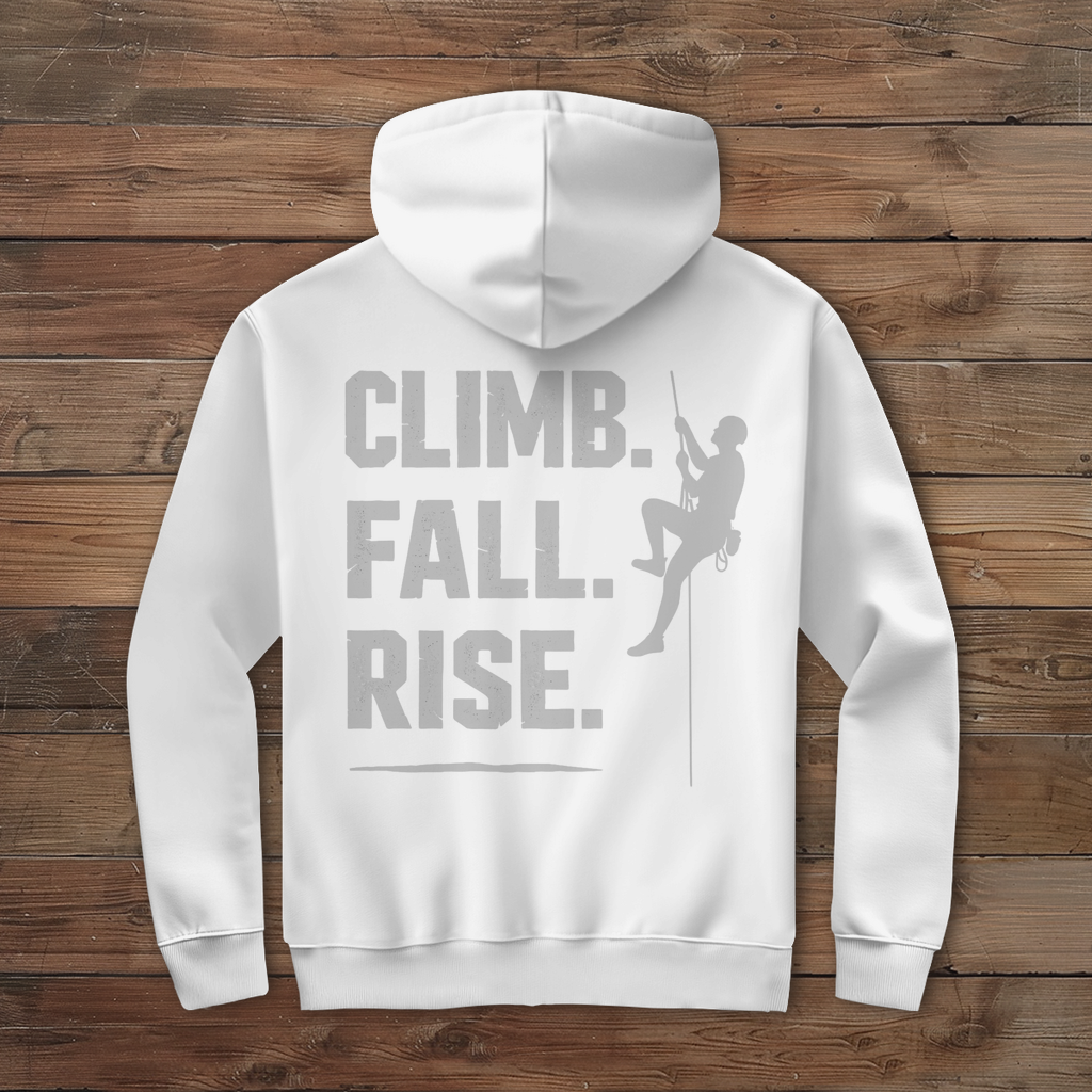Mutrail Herren Premium Bio T-Shirt Climb Fall Rise