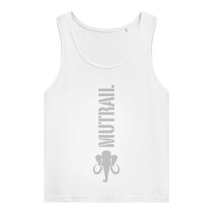 Sportliches MUTRAIL™ Damen Organic Tank Top in Rot, Weiß & Blau