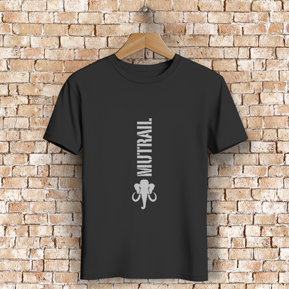 MUTRAIL™ Core Line Herren Bio T-Shirt mit vertikalem Logo