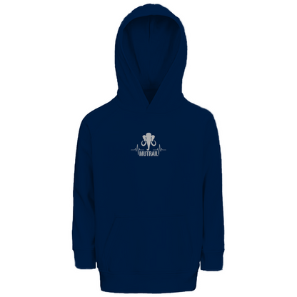 MUTRAIL™ Kinder Hoodie Vorderseite mit Mammut-Design