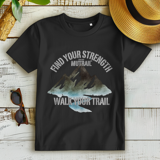 Damen Premium Bio T-Shirt – Find Your Strength | Walk Your Trail
