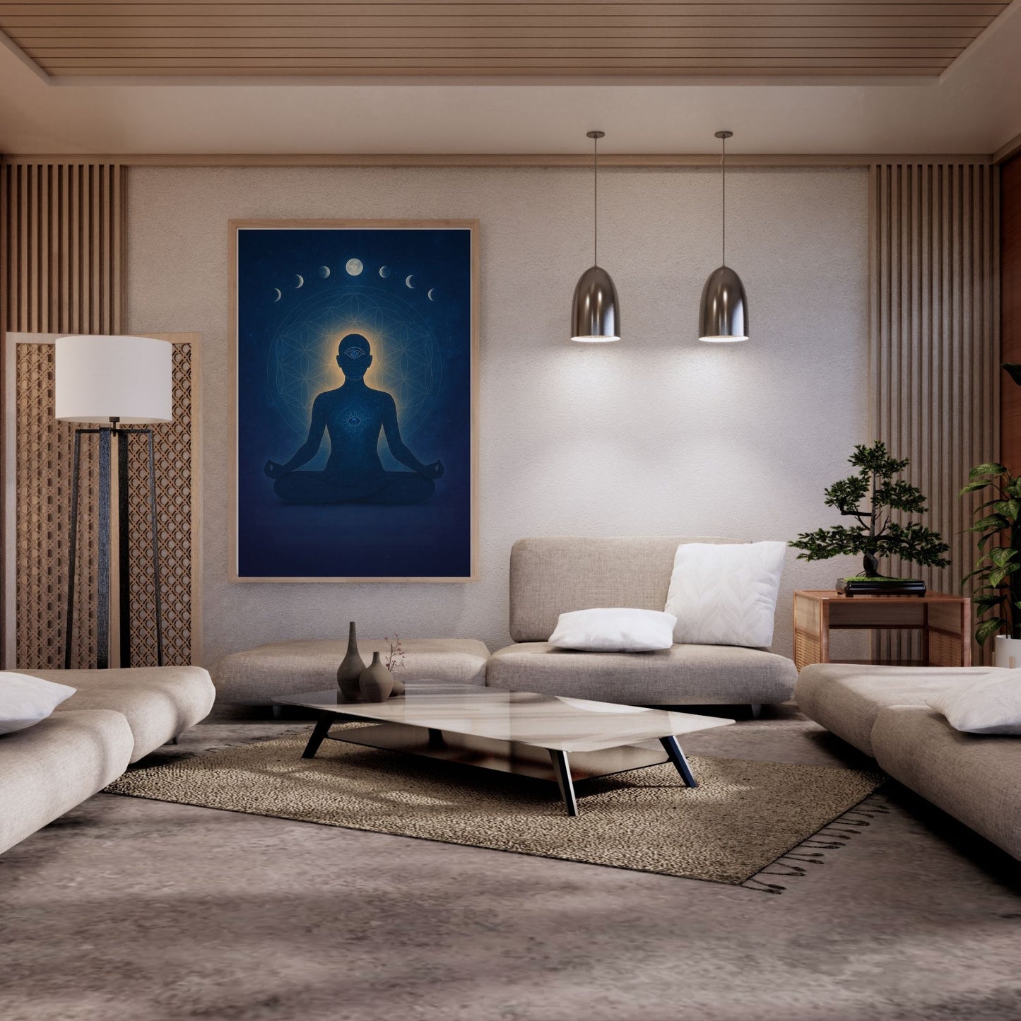 Meditation Poster – Kosmische Stille