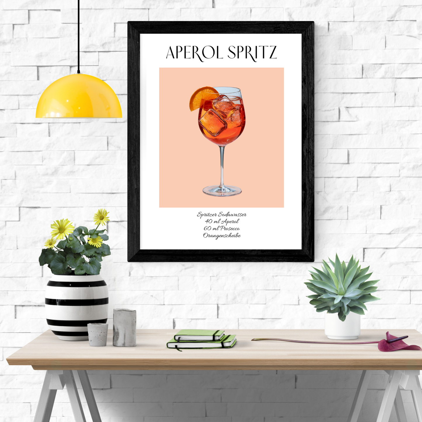 Dekoratives Aperol Spritz Poster von Ruhrpott-Rebellion.de, Made in Germany, sofort Download