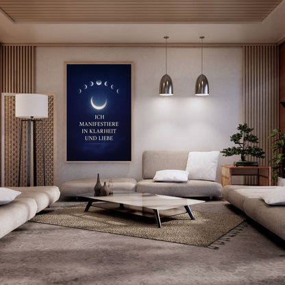 Meditation Poster – Klarheit und Liebe