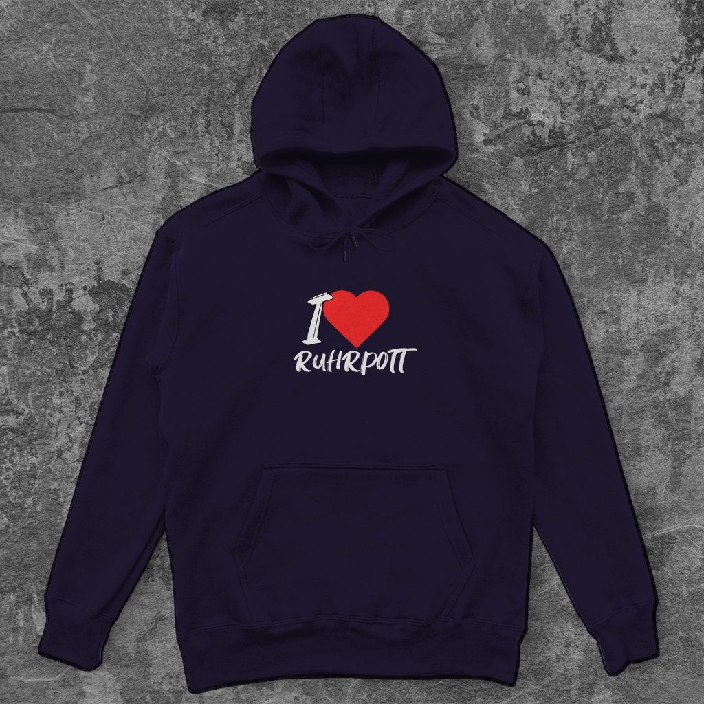 Unisex Oversize Hoodie I love Ruhrpott