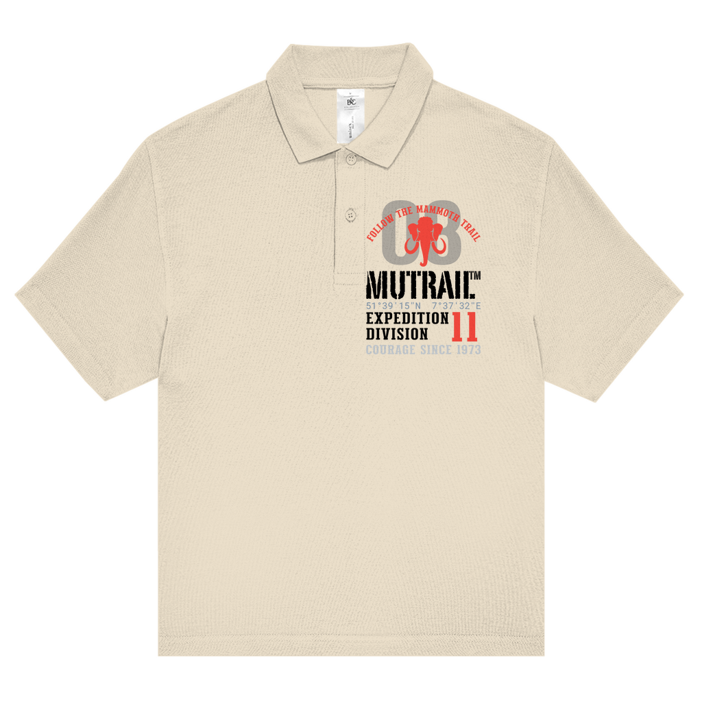 Unisex Poloshirt Follow the Mammoth Trail