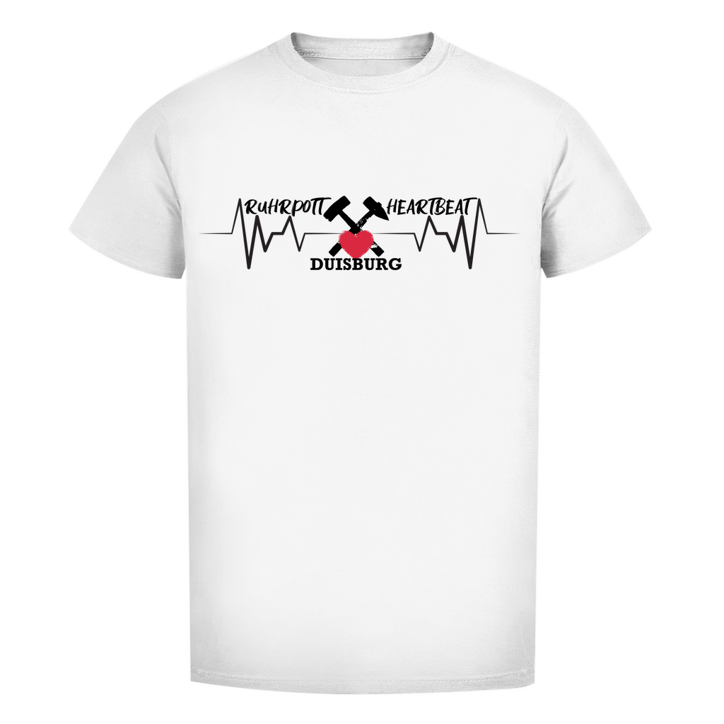 Herren Premium Bio T-Shirt Ruhrpott Heartbeat personalisiert