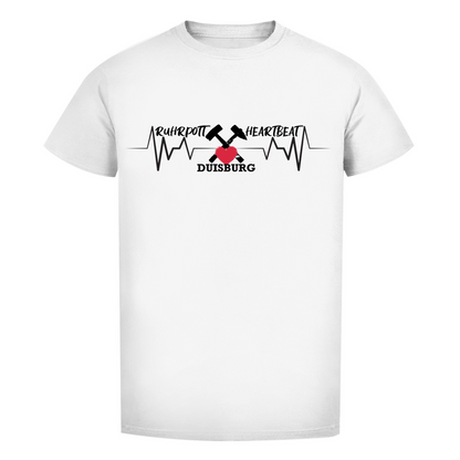 Herren Premium Bio T-Shirt Ruhrpott Heartbeat personalisiert