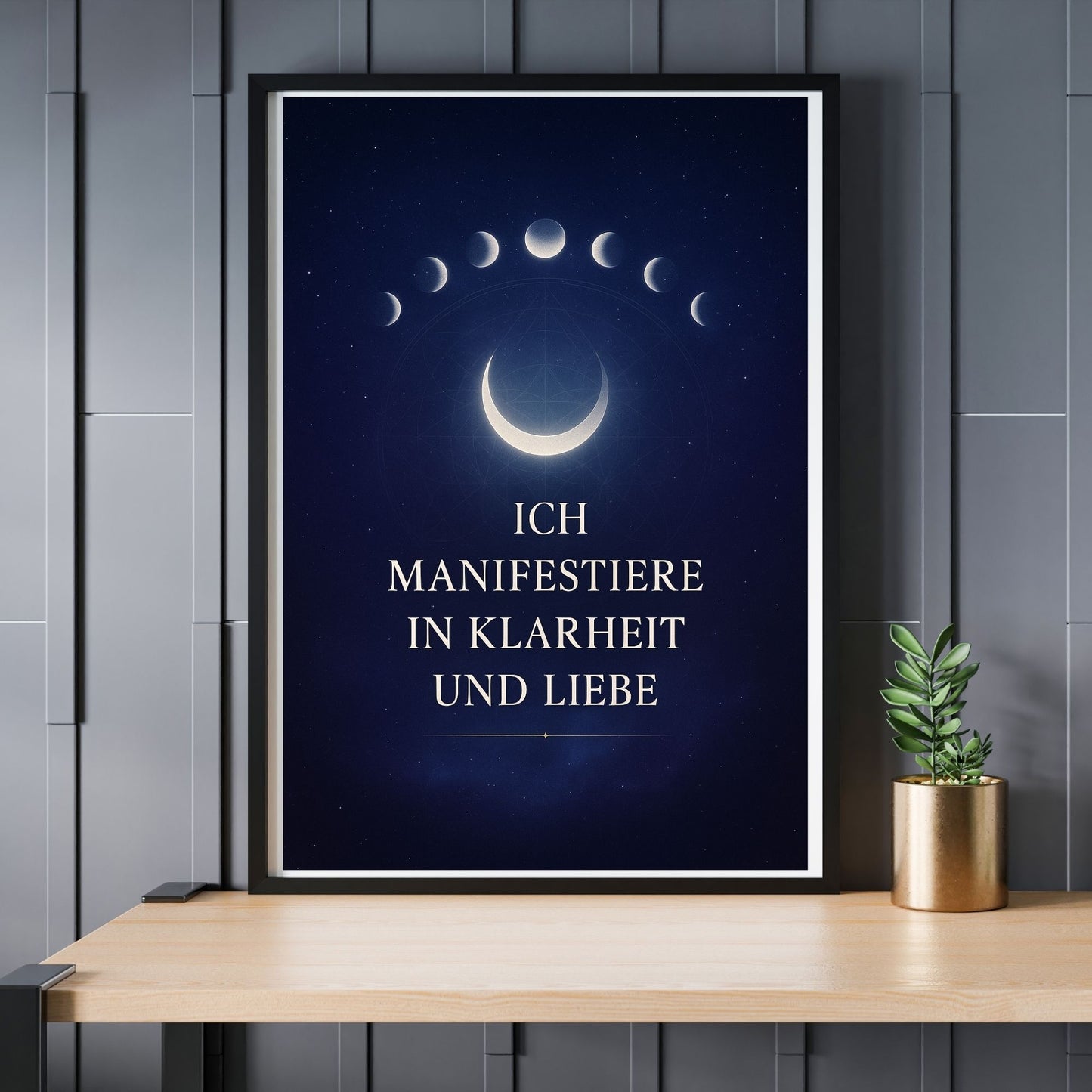 Meditation Poster – Klarheit und Liebe