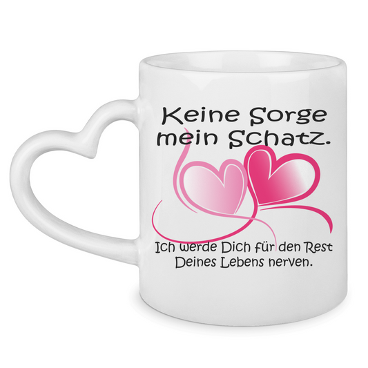 Jahrestag Geschenk Herz Tasse Liebe