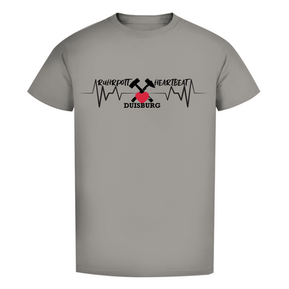 Herren Premium Bio T-Shirt Ruhrpott Heartbeat personalisiert