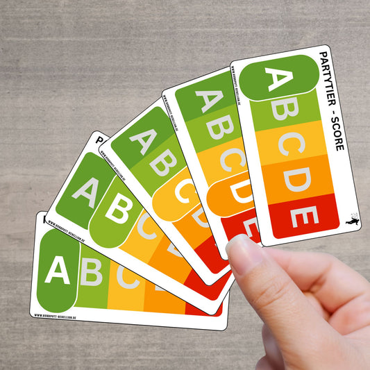 Partytier Score Sticker Set – Lustige PNG Aufkleber – 5 Designs – Personal & Commercial Lizenz