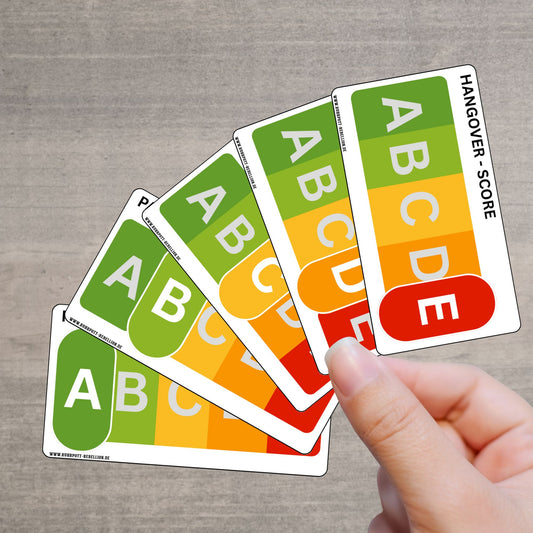 Hangover Score Sticker Set – Lustige PNG Aufkleber – 5 Designs – Personal & Commercial Lizenz