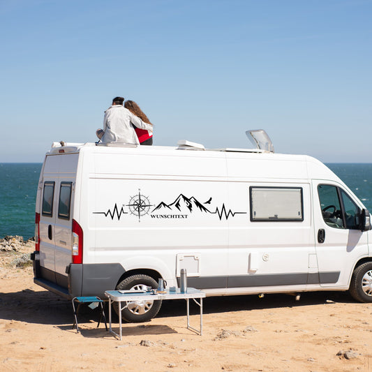 Vinyl Aufkleber SET mit Wunschtext – personalisiert bis 130