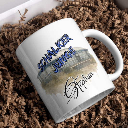 Keramiktasse Schalker Junge oder Mädchen