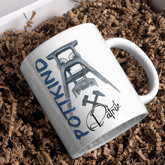 Personalisierte Tasse mit Wunschname Pottkind