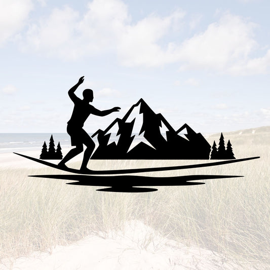 Vinyl Aufkleber Slackline | Outdoor & Camper Sticker