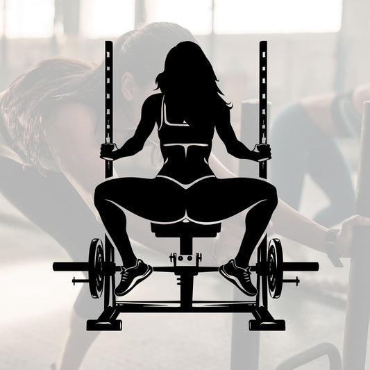 Vinyl Aufkleber Fitness Frau – Gym Sticker