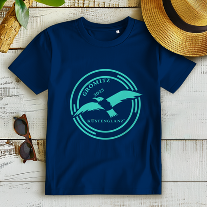 Damen Bio T-Shirt personalisiert – Maritimes Küstenglanz Shirt