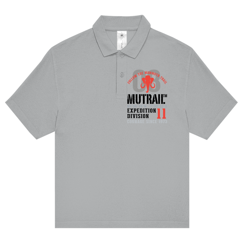 Unisex Poloshirt Follow the Mammoth Trail