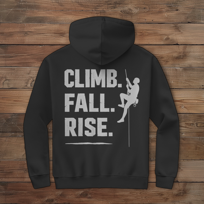 Mutrail Herren Premium Bio T-Shirt Climb Fall Rise