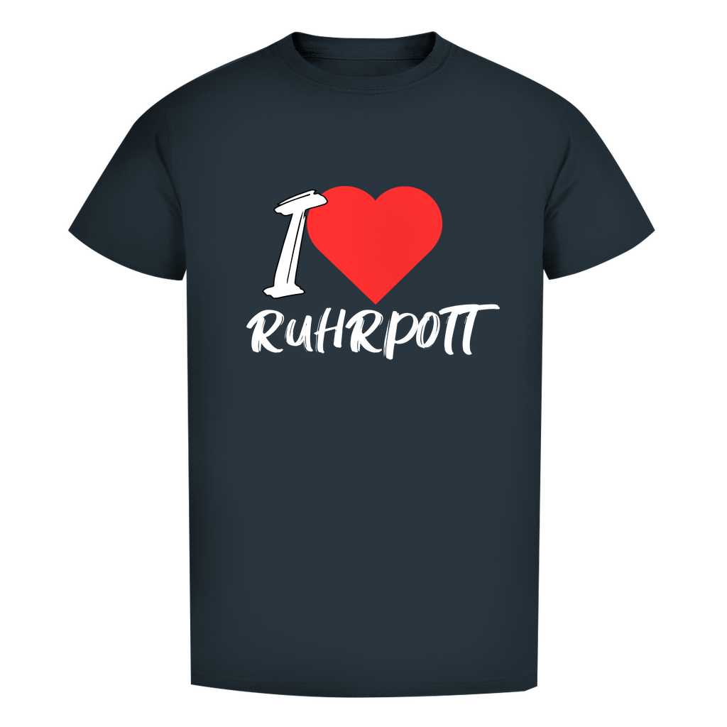 Herren Premium Bio T-Shirt I love Ruhrpott