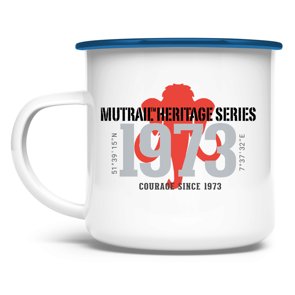 Emaille Tasse Mutrail Heritage Series