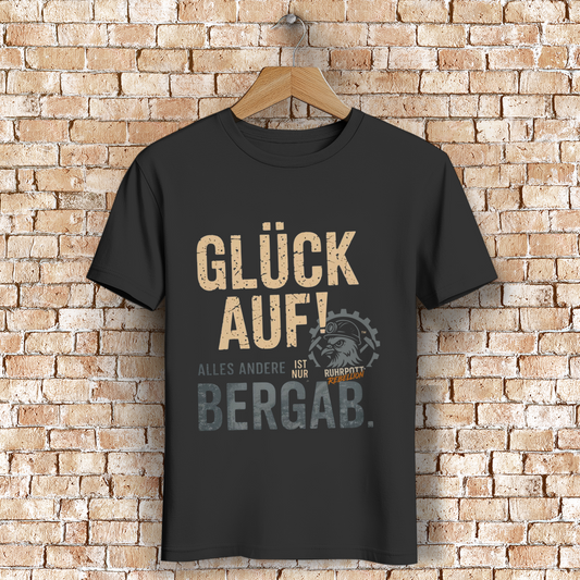 Herren Bio T-Shirt – Glück Auf