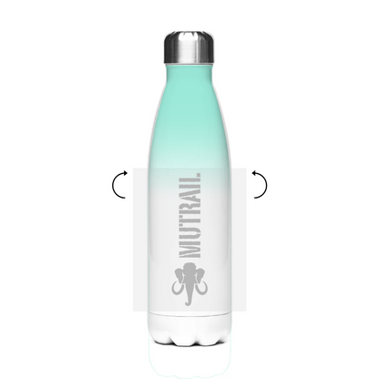 MUTRAIL™ Edelstahl-Thermoflasche 500 ml – Vorderseite mit Logo