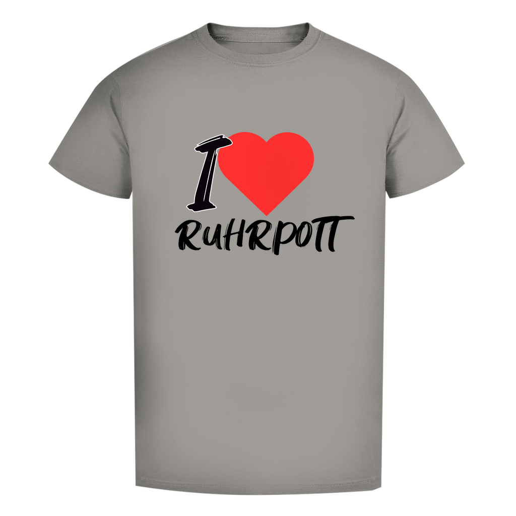 Herren Premium Bio T-Shirt I love Ruhrpott