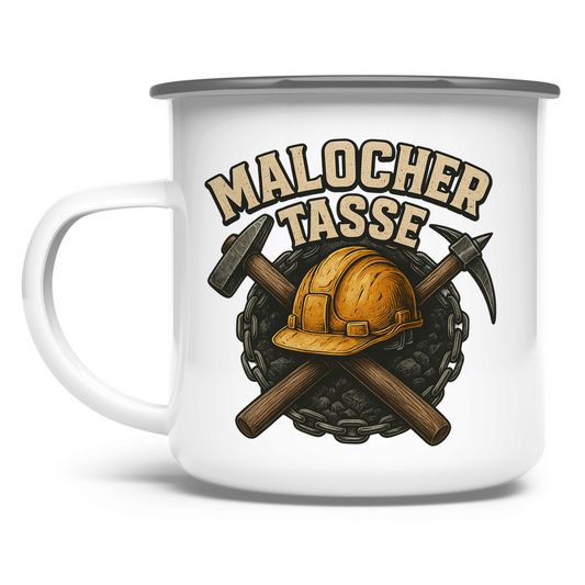 Emaille Tasse Malocher Tasse