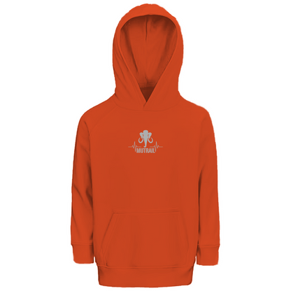MUTRAIL™ Kinder Hoodie Vorderseite mit Mammut-Design