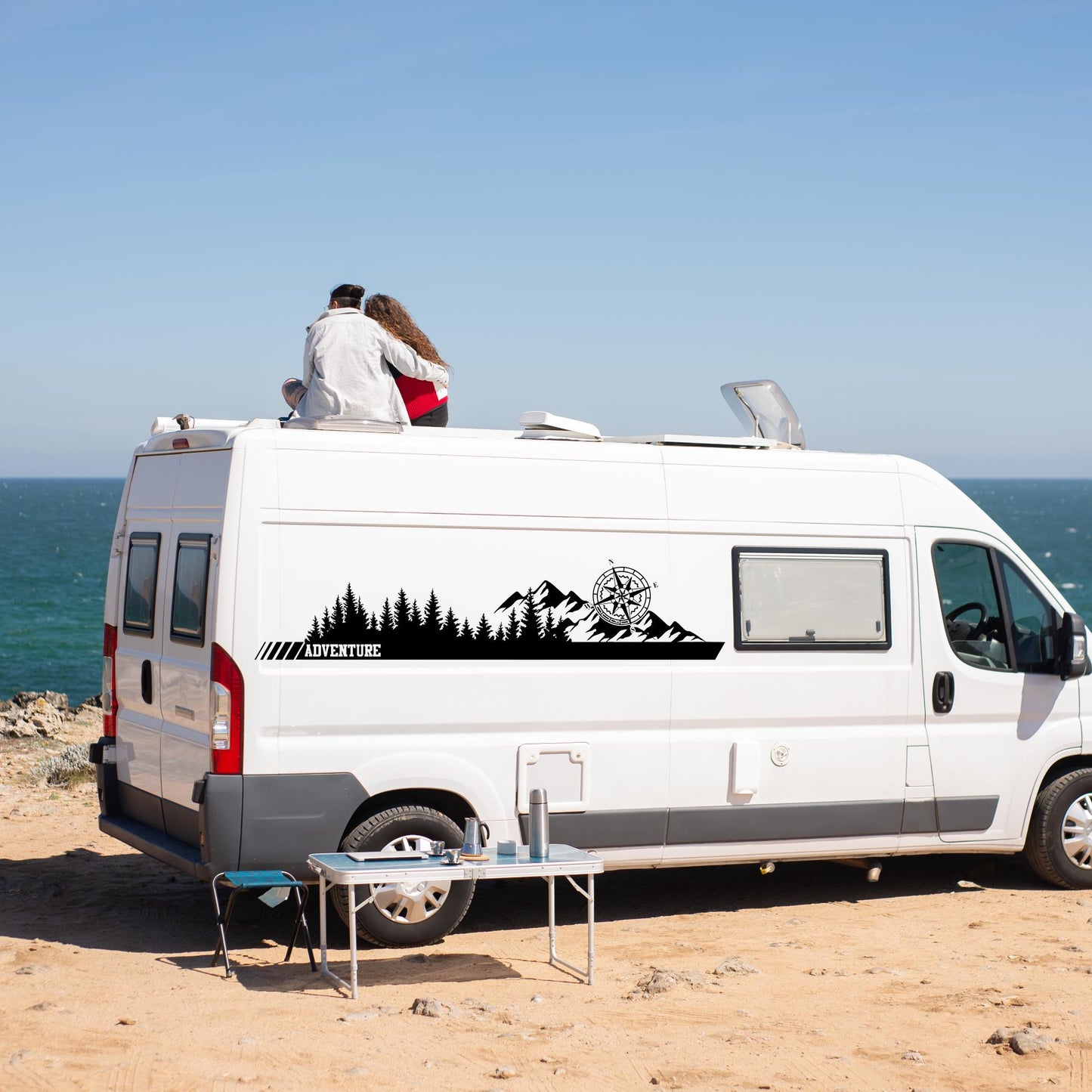 Outdoor Autoaufkleber Adventure personalisiert