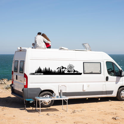 Outdoor Autoaufkleber Adventure personalisiert