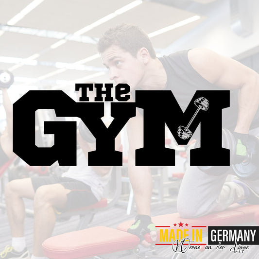 The GYM Wandaufkleber - Wanddekoration für den Fitnessraum