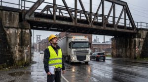 Bahnstrecke Essen-Gelsenkirchen dicht Oder: Wie ein etwas zu ehrgeiziger Lkw die Lebensader des Ruhrgebiets durchtrennte